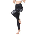 Meias de compressão logotipo personalizado leggings active wear collants mulheres yoga calças de fitness leggings